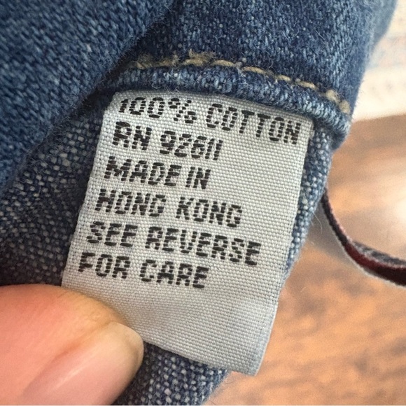 Vintage Denim Button Front  J.L. Sport NY Sleeveless Dress 100% Cotton  Size 8 - Picture 10 of 14